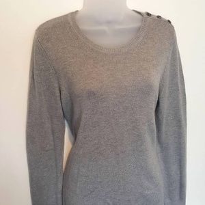 Gap Luxe Women's Grey Angora Sweater EUC